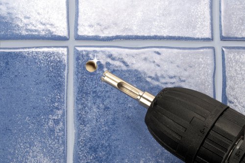 Wolfcraft 5916000 1 Diamant-Lochsäge Ceramic mit 10 mm Schaft Ø 6 - 7