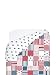 Petit Lazzari Boston Duvet White/Navy Blue Cot (60 x 120 cm)