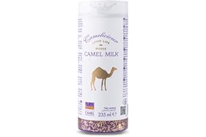 THEWORLDSFOOD Camelicious Long Life Whole Camel Milk - Official UK Distributor (5 x 235ML)