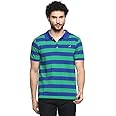 AMERICAN CREW CottonPoly Striped Polo T-Shirt for Men (AC700)
