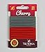 HAIR ELASTICS BANDS THIN METAL & SNAG FREE PONIOS BOBBLES PONYTAIL SCHOOL 24pcs (Grey & Red)