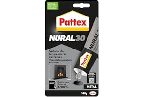 Pattex Nural 30 Sellador para Temperaturas Extremas, sellador de juntas resistente a altas temperaturas, pegamento especial para estufas y chimeneas, 1 x 140 g, tubo