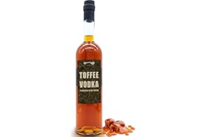 BLACK BRIDGE DISTILLERY Toffee Vodka 70cl - 20% ABV - Made in Hertfordshire - Perfect Sipping Flavoured Vodka - Smooth Caramel Undertones - Great Gift Idea - Suitable for Vegetarians, Vegan and Kosher