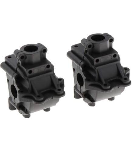 RC Getriebeabdeckung Für WLtoys 144001 – Aluminium, Schwarz, Mit Schrauben