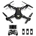 Produktbild ToyPark XS809W Selfie Faltbare Kamera Drohne FPV WIFI Quadrocopter Live Übertragung APP steuerbar Hover 12 Minuten Flugzeit große Drone für alle Stufen-Piloten, plus Garantie (schwarz 3 Akkus)
