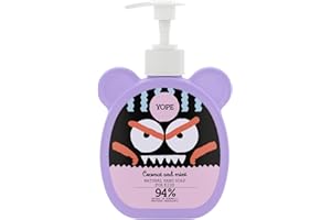 YOPE Jabón de Manos para Niños | Mayores de 3 años | Gel de aloe vera | Textura ligera | pH neutro | Para pieles sensibles | 94% Ingredientes naturales | Vegan formula | Coco y Menta | 400ml