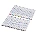 Produktbild aibecy 80 Farben Fasermaler Dual Twin Tip Marker Kunst Bleistiftzeichnung Promotion für farbenfrohe Grafik Zeichnung destacando betont