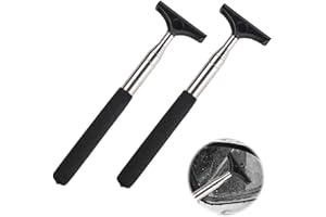 Azlanway Lot de 2 mini extracteurs de vitres de voiture pour rétroviseur de voiture, essuie-glace rétractable, pour miroir de rétroviseur de voiture, eau de pluie, antibrouillard, porte de douche