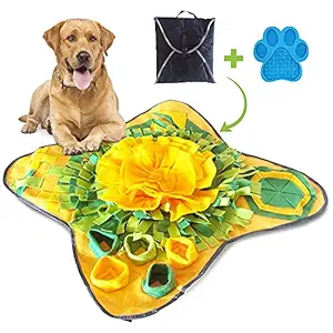 Fabulous Quality Supply Snuffle Mat - Snuffle Mat for Dogs with Bonus Dog Enrichment Toys, Washable Dog Snuffle Mat, Dog Puzzles For Smart Dogs, Snuffle Mat For Large Dogs