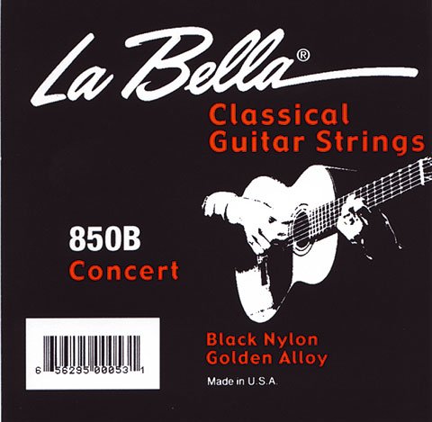 Preisvergleich Produktbild La Bella 850 B Konzertgitarre Concert Saiten-Set black