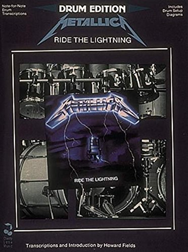 Book's Cover of Ride the Lightning Metallica Drum Edition