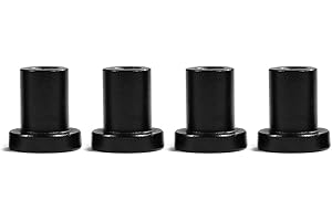 Acouto Espaciador de puerta de granero, 4 piezas de accesorios para puerta corredera de granero, espaciadores de riel de pared, conector de acero al carbono, dispositivo de conexión