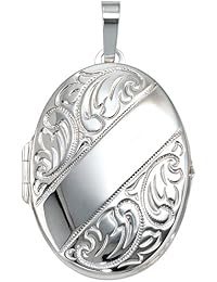 Schmuck Pur Wundervoller Medaillon Anhanger Oval 925 Silber Medaillons Schmuck