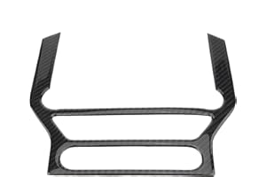 Yctze Adesivo decorativo sostituzione per pannello console centrale multimediale in fibra di carbonio per aleron mustang 2017 accessori per mustang ford accessori mustang fibra di carbonio per 2014 mu