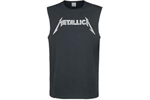GÉNÉRIQUE Metallica Amplified Collection - Logo Homme Débardeur Anthracite Regular/Coupe Standard