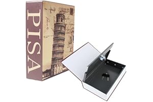 DP Design® Faux Livre pour le rangement de vos objets de valeur Pisa Design