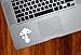 Produktbild Magic Mushrooms - Trackpad/Keyboard - Vinyl Decal (White)