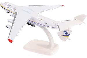 Tiuyii Model Airplane Airlines AN-225 in 1:400 scale 20cm Long Airplane Model Plane Toy Plane Model push Together Model Aircraft, Model of the World Largest Airplane for Decoration or Gift