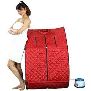 Kawachi Portable Folding Safe Personal Steam Bath for Relaxation at Home Rejuvenator Lightweight Indoor Full Body Detox Therapy Spa Tent