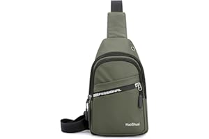 NEUSOP Sac à Bandoulière Homme Sac de Poitrine Sacoche Homme Bandouliere Sacs a Dos Porté épaule Travers Imperméable Sport Sling Bag Femme Crossbody Bag pour Sports ou Loisir Sac a Dos