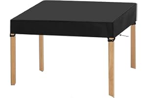 kyaoayo Pokrowiec ochronny na stół ogrodowy, pokrowiec ochronny na meble ogrodowe, prostokątna osłona na stół i krzesła, sofy, meble rattanowe, stół ogrodowy, zestaw do siedzenia (160 x 90 x 10 cm)