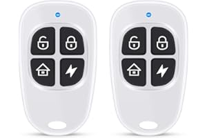 AGSHOME Porte-clés(2Pack) - Doit fonctionner avec Le système d'alarme de sécurité AGSHOME, hub requis