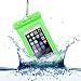 Produktbild Power Theory wasserdichte Handyhülle - Wasserfeste Handytasche Handyschutz Cover Beutel Beachbag Tasche Handy Hülle Waterproof Case - iPhone X/XS 8 7 6s Samsung S10 S9 S8 S7 und viele mehr (Grün)