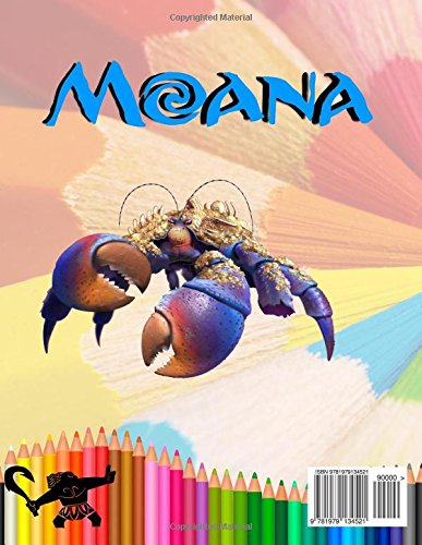 Book's Cover of Disney Moana Coloring Book: Mazes, Puzzles & More.