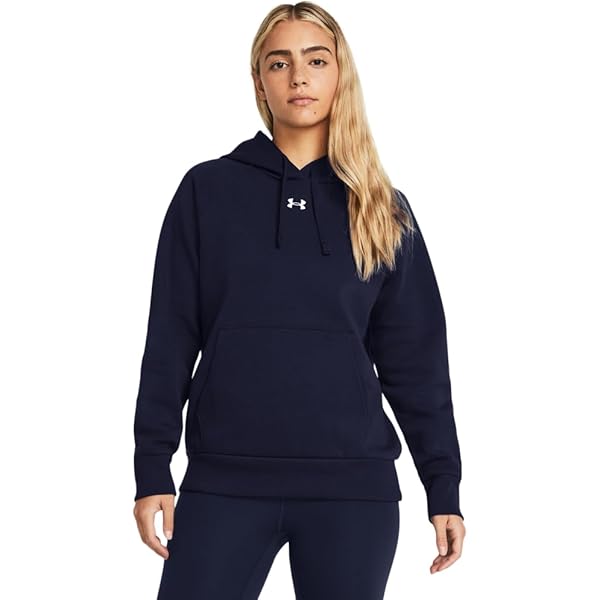 Sweatshirt À Capuche Femme Rival Fleece Rose et gris UNDER ARMOUR