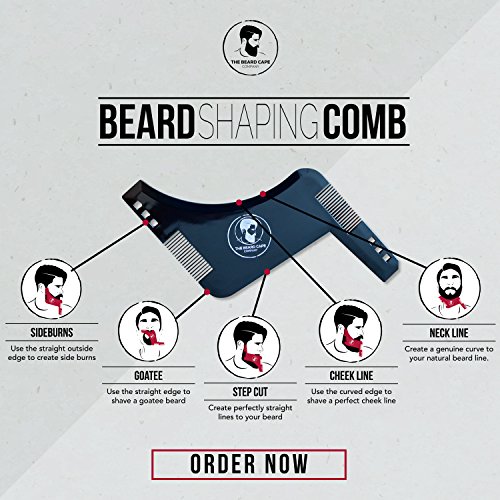„The Beard Cape Company“ bietet einen Schablonenkamm für schicke Rasuren und ein außergewöhnliches Styling - 2