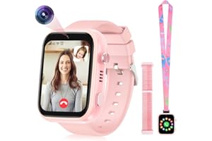 EURHOWING 4G Kinder Smartwatches, Smartwatch Telefon Uhr mit GPS-Tracker für Kinder, WLAN Video Telefonanruf, SOS, Schrittzähler, Kamera Weihnachten Geburtstag Spielzeug Geschenke für Jungen Mädchen