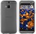 Produktbild mumbi Schutzhülle HTC One M8 / M8s Hülle transparent schwarz