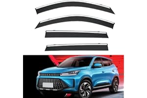 DRYFAL Deflettori d'Aria Antiturbo per Wave 3 MK1 2017 Overseas Edition, Deflettori Aria Auto Deflettore Pioggia Antivento Paravento Antipioggia Frangivento