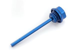 FXCNC Racing ATV Aluminum Oil Dip Stick Filler Cap Dipstick fit for Raptor 700R YFM700R 2008-2020, YFZ450 2012-2013, Raptor 660R YFM660R 2001-2005, YFZ450 2004-2009, Banshee YFZ350 YFZ 350