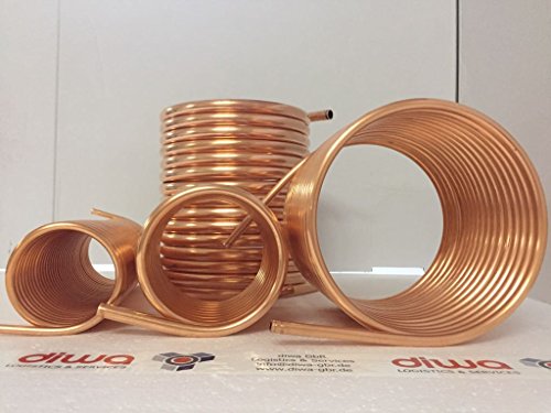Spirale aus Kupferrohr 12x1mm weich aus 10m mit Ø ca. 20cm (Kupferrohrspirale) - 6