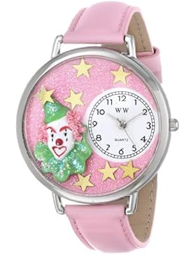 Whimsical Watches Unisex-Armbanduhr Analog Quarz Leder U-0210009