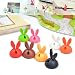 Produktbild 3 Kaninchen Kabel-Clip Schreibtisch Tidy Organizer USB Kabel führen, Silikon, Veranstalter (zufällige Farbe)
