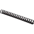 Fellowes Plastic Comb Bindings, 1 Inch, 200-Sheet Capacity, Black, 10 per Pack (52383)