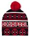 Produktbild Marvel Deadpool Mütze Beanie Christmas Angry face Log Bobble Nue offiziell