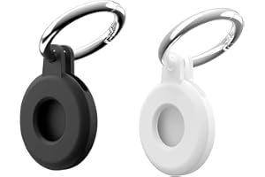 Zcooooool 2 Stück Dicke Silikonschutzhülle für Apple Airtags, Airtag-Schlüsselanhänger, Airtag-Schlüsselanhänger