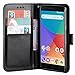 Price comparison product image Raiphy Leather case for Xiaomi Mi 5X / Xiaomi Mi A1 ,Phone protective Leather Case with a card slot and Stand Function (Black)