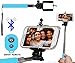Selfie Stick Monopod With Bluetooth Remote Wireless Shutter Connectivity Compatible For Xiaomi Redmi Note 3 -Cyan RS.289.00