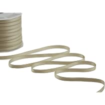 Nastro Doppio Raso Furlanis 10mm X 25m - Colore Tortora - Tessuto Italiano - 3