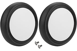 ANKROYU Ruote per Passeggino, Accessori per Ruote in Gomma per Passeggino Ruote in Gomma Sostituibili Universali Accessori per Ruote Anteriori E Posteriori per Passeggino(1 Paio di Ruote Posteriori)