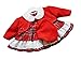 Dress Jacket And Beret Hat Red Tartan Pattern (3-6 Months)