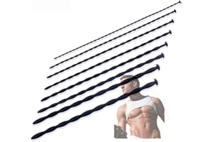 LOVER MALL 8 pezzi di ago maschio extra lungo per sonda a tubo in silicone per occhio di cavallo