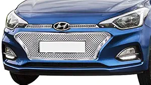 CAR SAAZ Bentley Style Front Chrome Grill for I20 Elite Type-2(2018-2019)