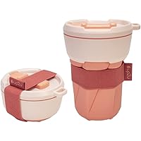 MuC My useful Cup® – Faltbarer Coffee-to-go Becher in versch. Farben Made in Germany | Reisebecher aus Silikon…