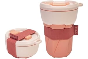 MuC My useful Cup, Składany kubek wielokrotnego użytku, 350 ml, Coffee-to-go, Made in Germany