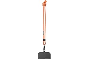 Native Union Sling – Correa de teléfono ajustable y desmontable – Compatible con iPhone 16, 15, 14, 13 y la mayoría de los smartphones – Fabricada con 100% de materiales reciclados (Apricot Crush)